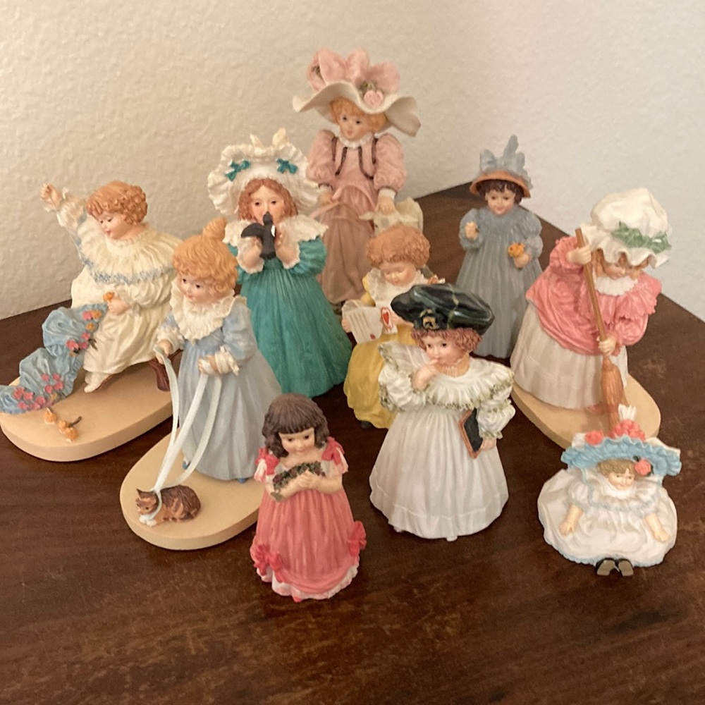 Maude Humphrey Bogart Figurines 10 total